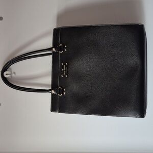 Kate Spade Black Leather Tote Bag